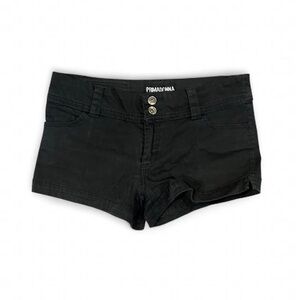 Prima Donna Black Low-Waist Denim Short Shorts